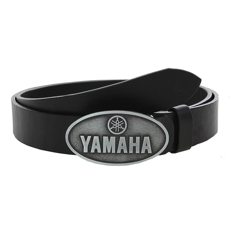 Ādas moto josta ar Yamaha sprādzi