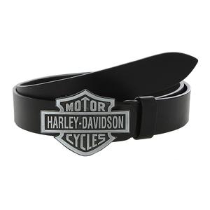Ādas moto josta ar Harley-Davidson sprādzi