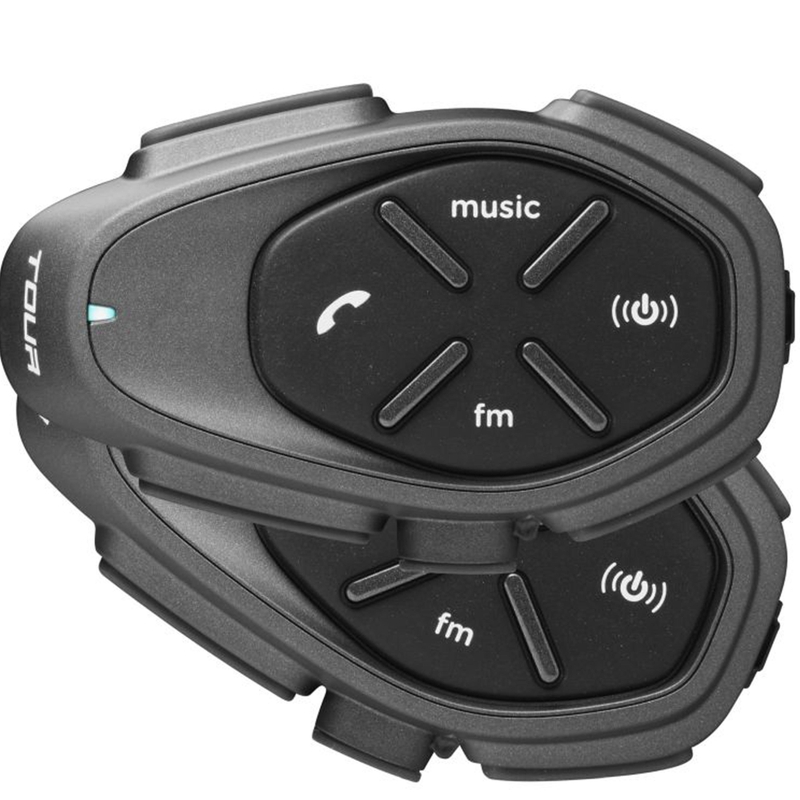 Bluetooth brīvroku austiņas Interphone CellularLine TOUR HD divu ierīču komplekts (2 gab.)