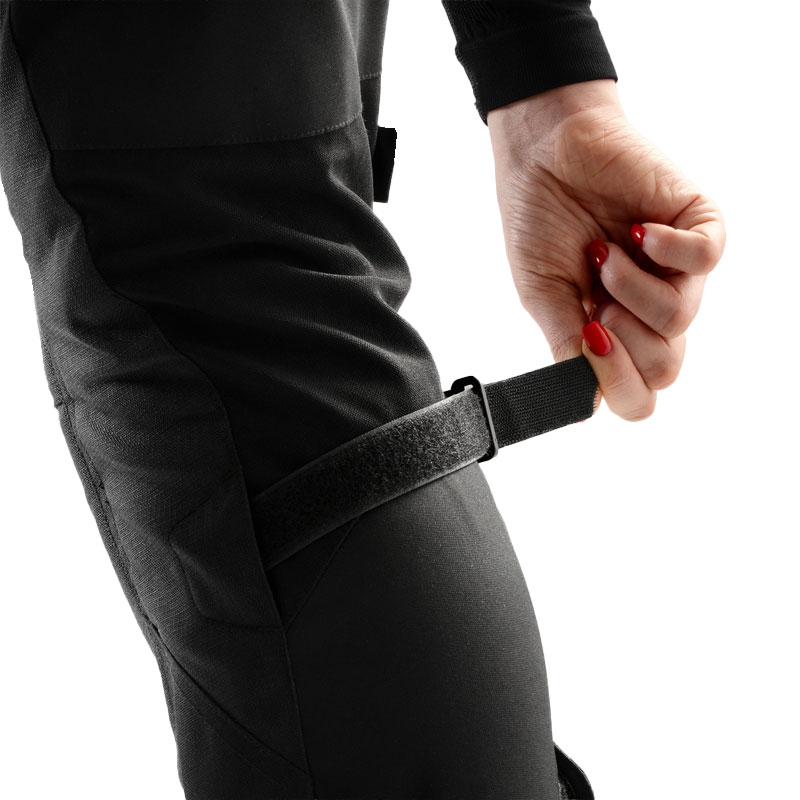 Sieviešu īsās motocikla bikses Rebelhorn Hardy 3.0 melnas