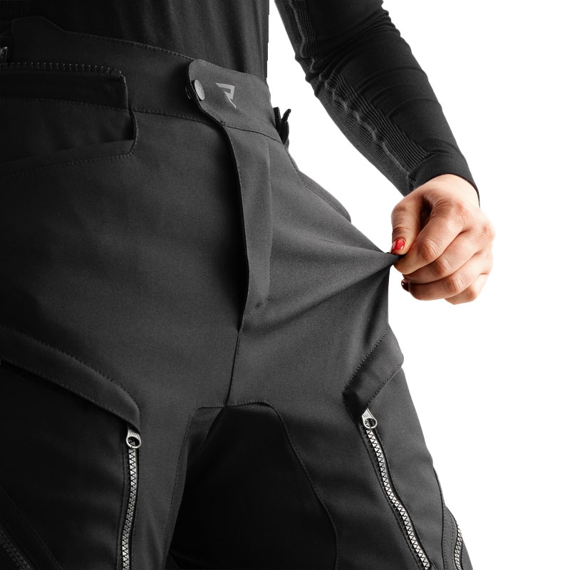 Sieviešu īsās motocikla bikses Rebelhorn Hardy 3.0 melnas