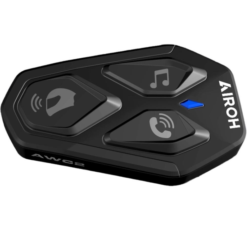 Bluetooth motocikla domofons Airoh AWC2 melns