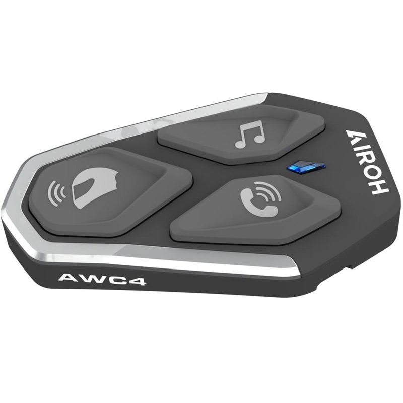 Bluetooth motocikla domofons Airoh AWC4 melns