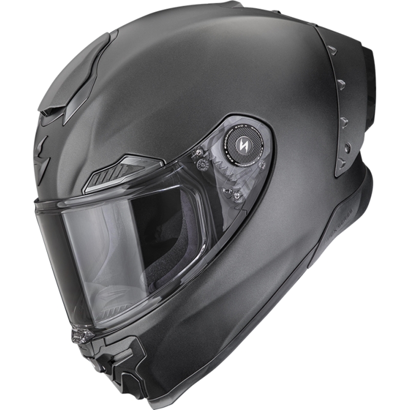 Scorpion EXO-RACE Air Solid FIM2 slēgta motocikla ķivere matēta pērļu melna