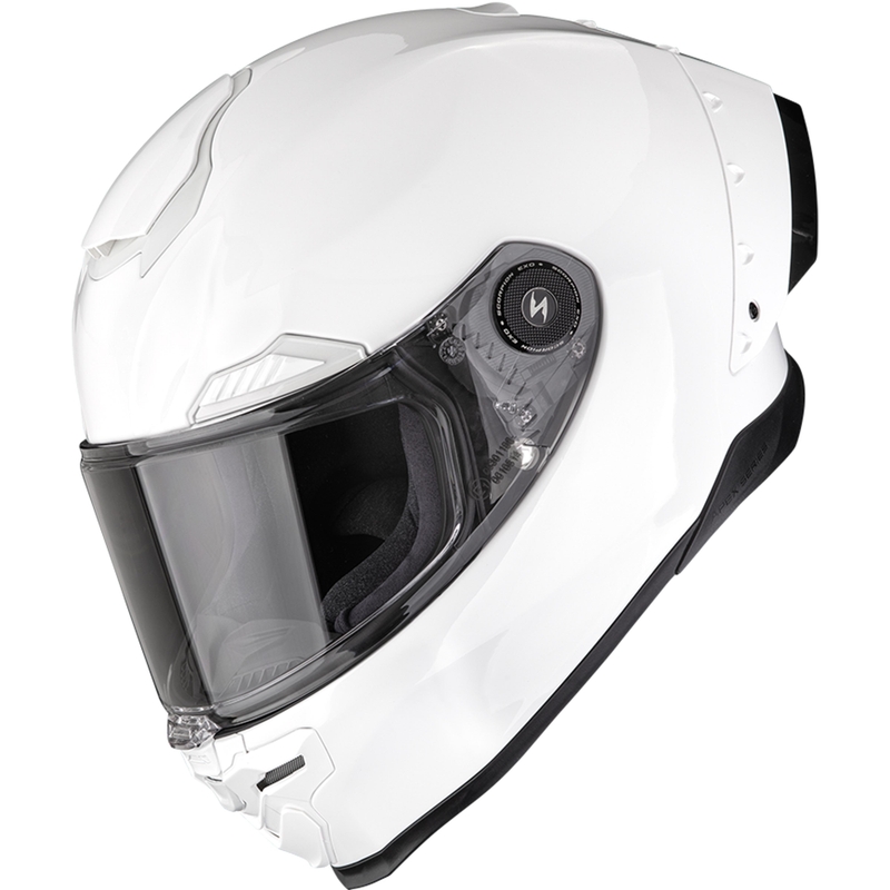 Scorpion EXO-RACE Air Solid FIM2 motocikla ķivere, balta