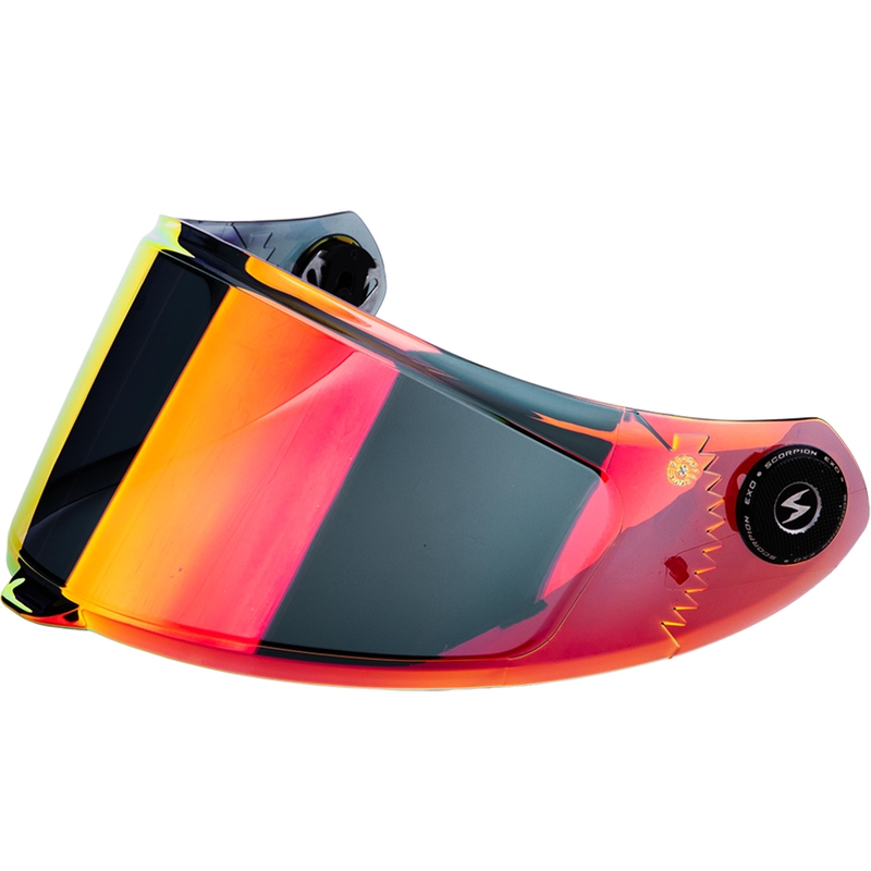 Scorpion KDS-F-04 vizieris EXO-RACE Air ķiverēm, spoguļsarkans