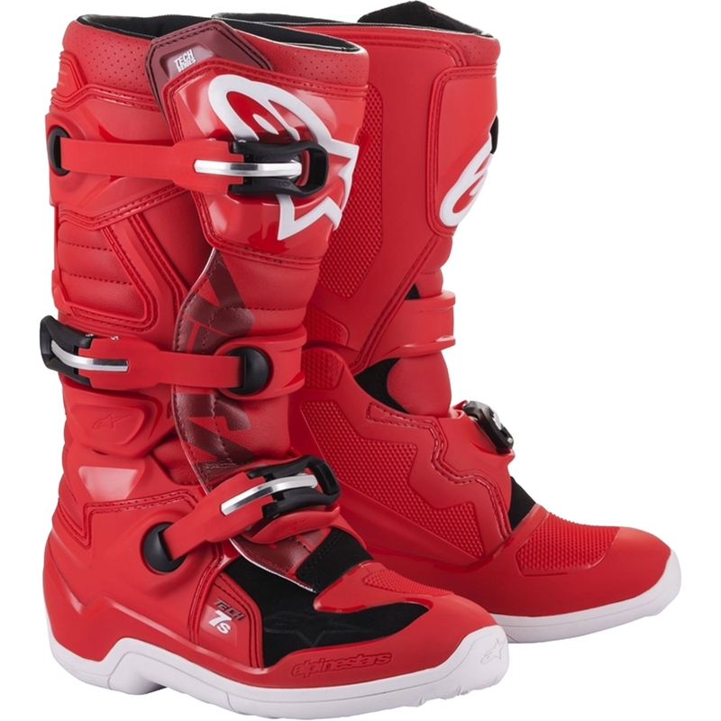 Bērnu motociklu zābaki Alpinestars Tech 7 S Red