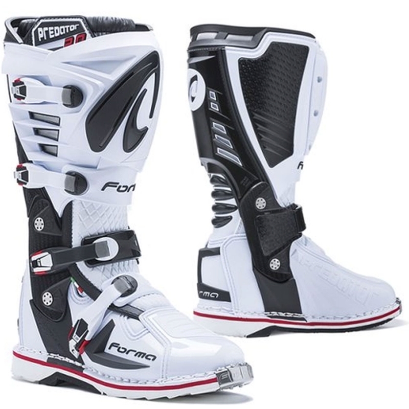 Forma Predator 2.0 motocikla zābaki balti