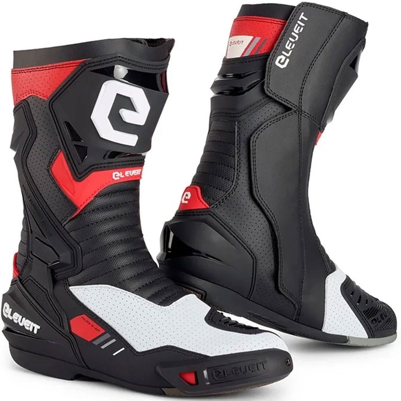 Eleveit S Miura EVO AIR melni un balti motocikla zābaki