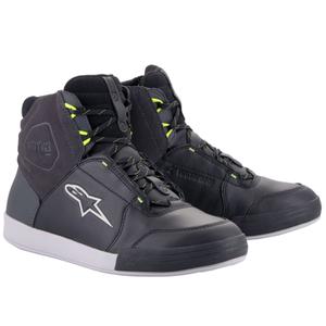 Alpinestars Chrome Drystar Black-Grey-Fluo Yellow motociklu zābaki