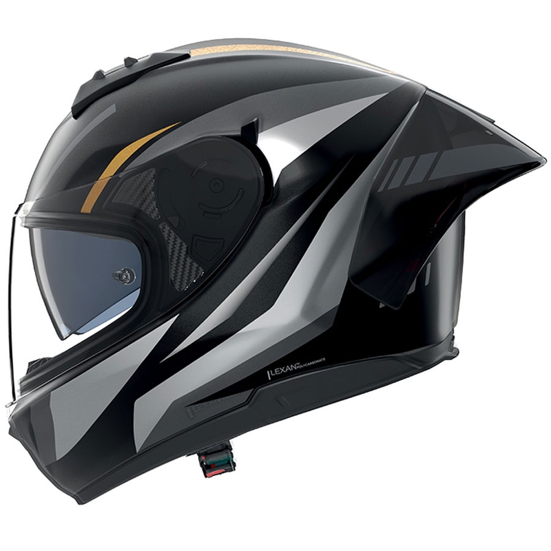 Pilna motocikla ķivere Nolan N60-6 Sport Lesmo 354 melna-pelēka