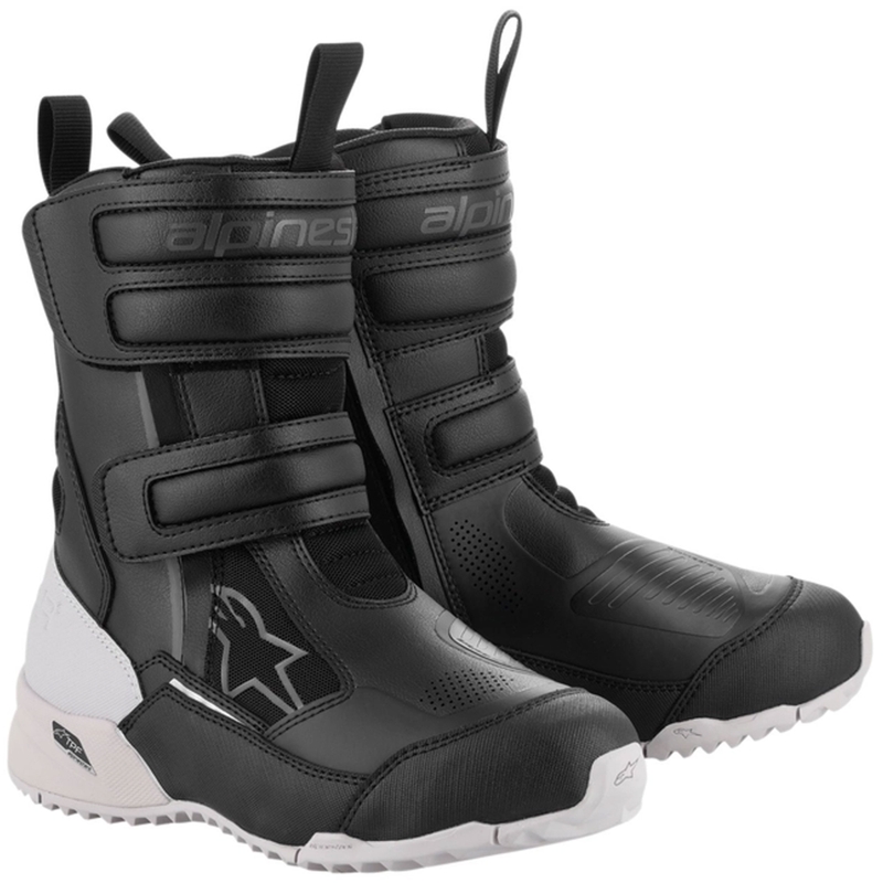 Alpinestars Stella RT-7 Drystar Black and White Sieviešu motociklu zābaki