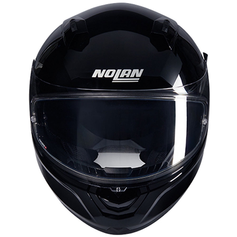 Nolan N60-6 Classico slēgta tipa motocikla ķivere, spīdīgi melna