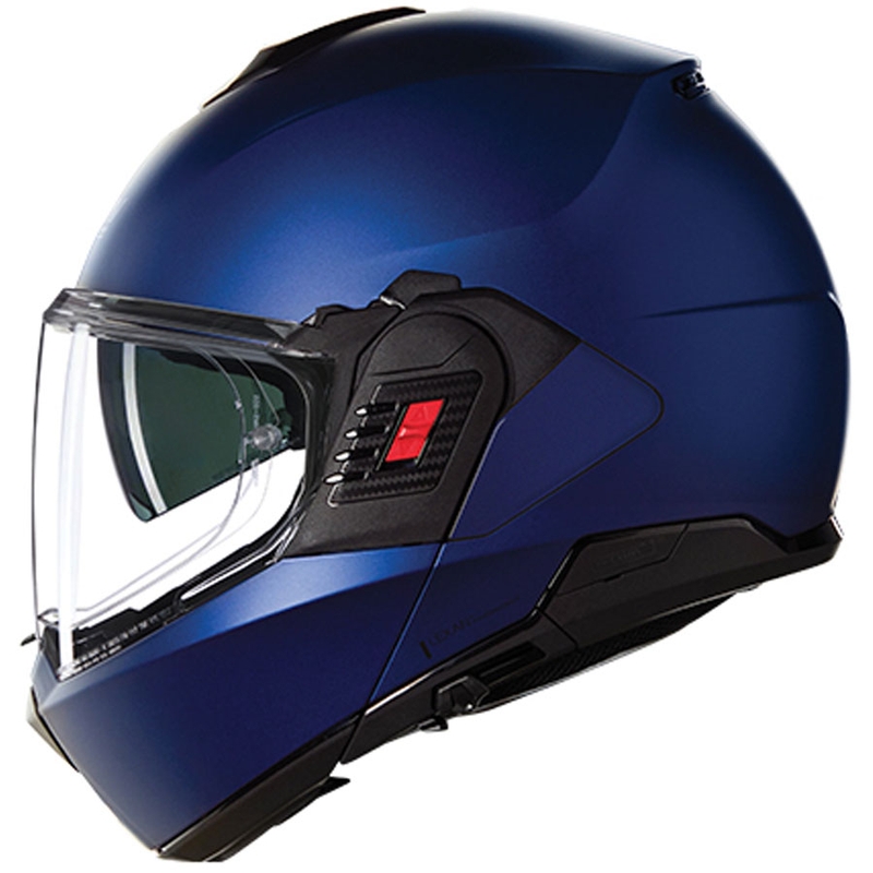 Atverama motocikla ķivere Nolan N120-1 Classico Nobile N-COM 313 zila