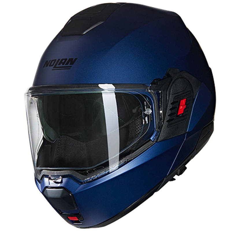 Atverama motocikla ķivere Nolan N120-1 Classico Nobile N-COM 313 zila
