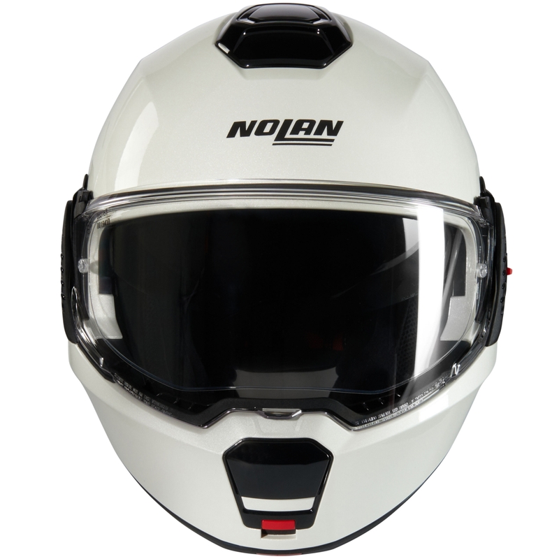 Atverama motocikla ķivere Nolan N120-1 Classico Nobile N-COM 320 balta