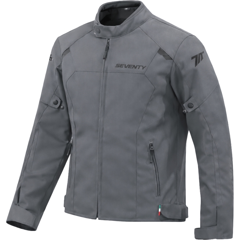 Sieviešu motocikla jaka Seventy Degrees SD-JR67 Piston tumši pelēka