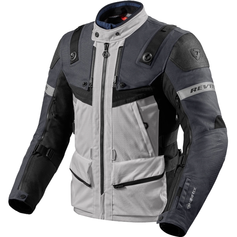 Revit Defender 3 GTX motocikla jaka, sudrabaini pelēka