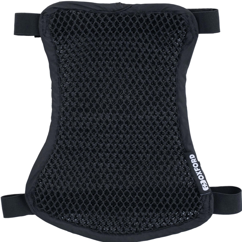 Ventilācijas paliktnis virs pasažiera sēdekļa un enduro Oxford Cool Seat Pillion And Enduro, melns