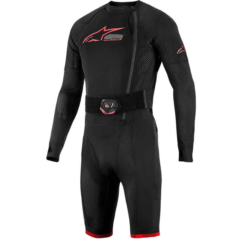 Alpinestars TECH-AIR®10 V2 drošības spilvenu sistēma melna-sarkana-pelēka