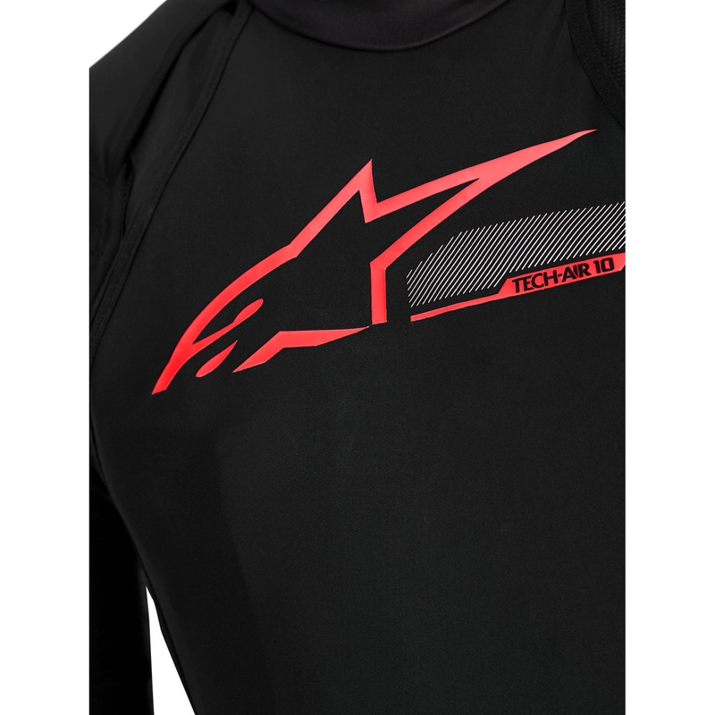 Alpinestars TECH-AIR®10 V2 drošības spilvenu sistēma melna-sarkana-pelēka