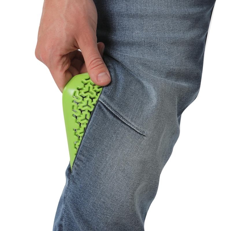 Motocikla ceļgalu sargi PMJ B-SOFT Unisex zaļi izpārdošana
