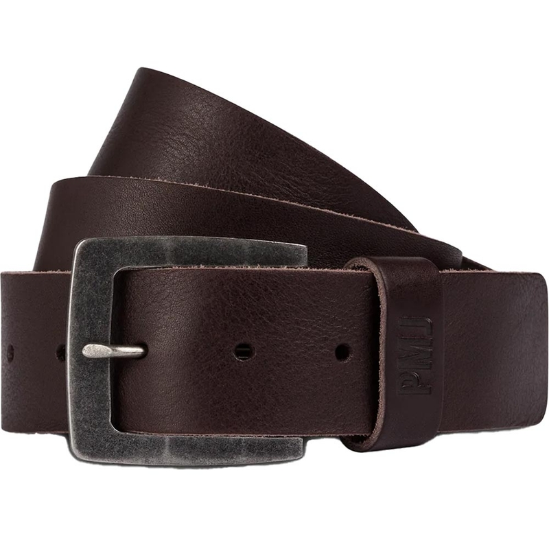 Ādas motocikla josta PMJ Leather Belt brūna izpārdošana