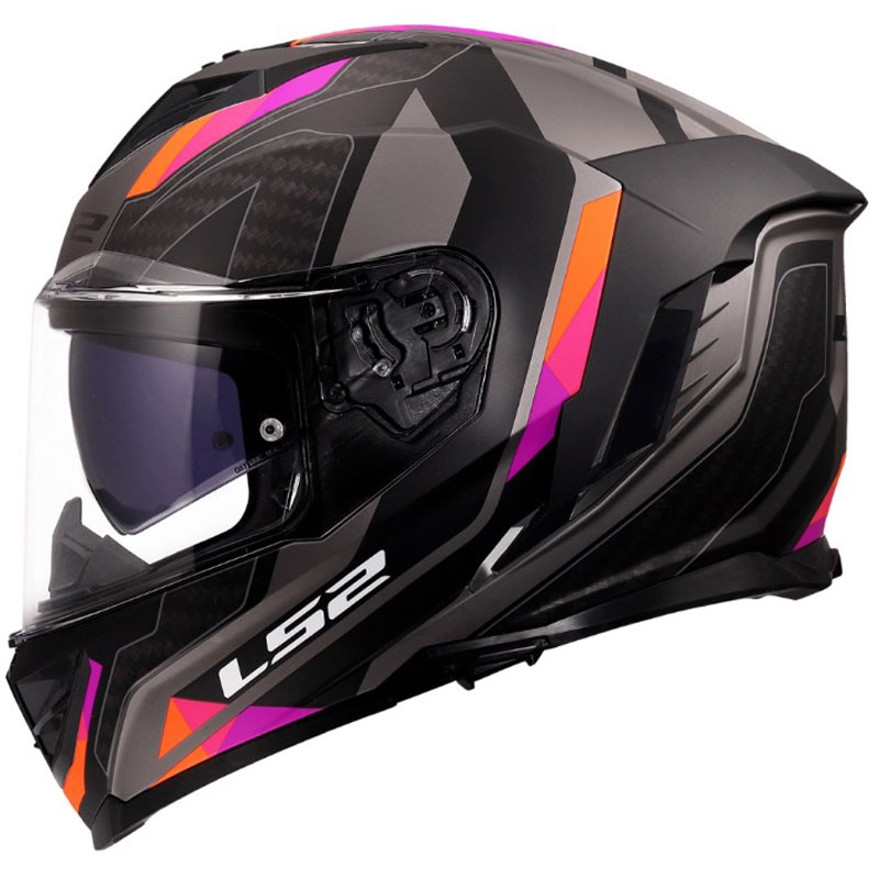 Pilna sejas motocikla ķivere LS2 FF818 Storm III Sports matēta pelēkvioleta