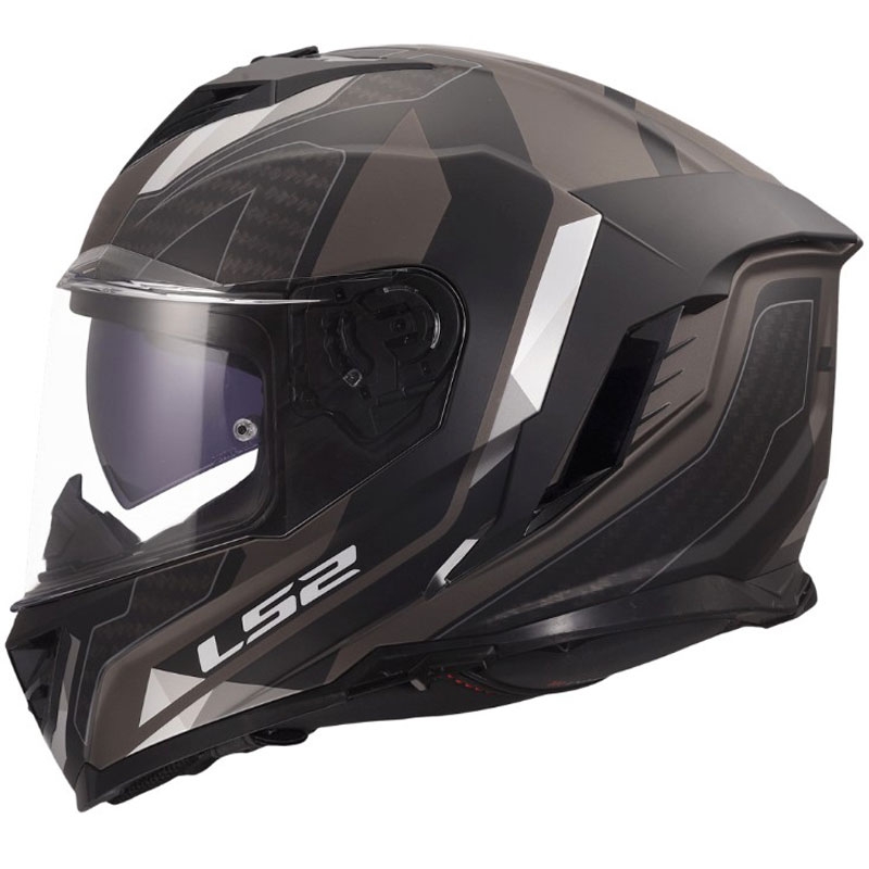 Pilna motocikla ķivere LS2 FF818 Storm III Sports matēta melna-pelēka