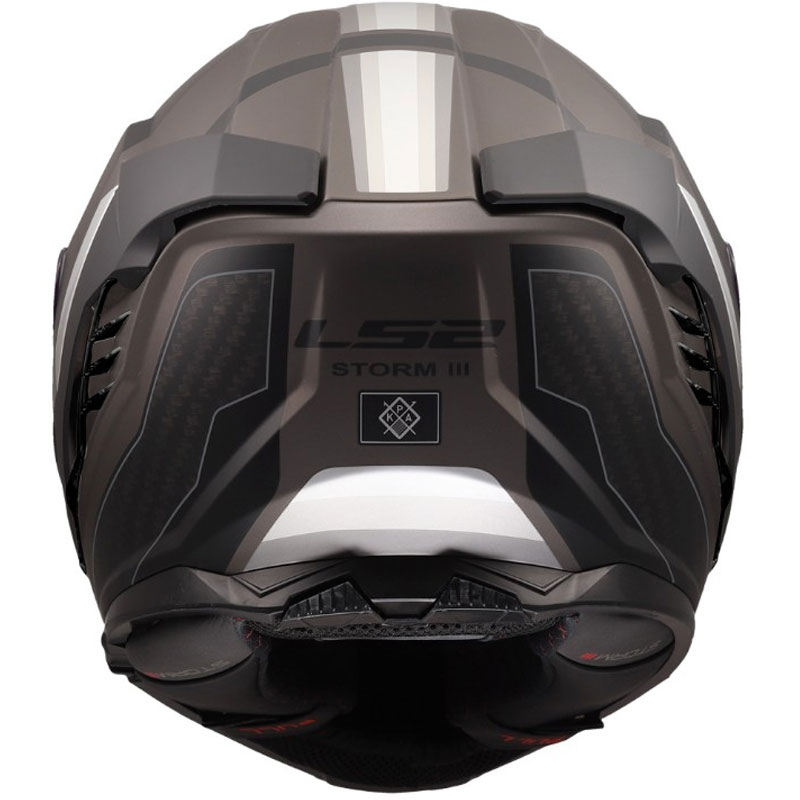 Pilna motocikla ķivere LS2 FF818 Storm III Sports matēta melna-pelēka