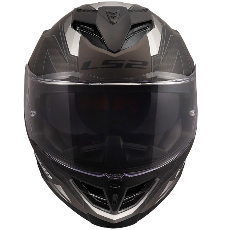 Pilna motocikla ķivere LS2 FF818 Storm III Sports matēta melna-pelēka