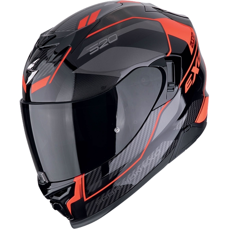 Integrēta motociklistu ķivere Scorpion EXO-520 EVO AIR LENA melns-arkans izpārdošana