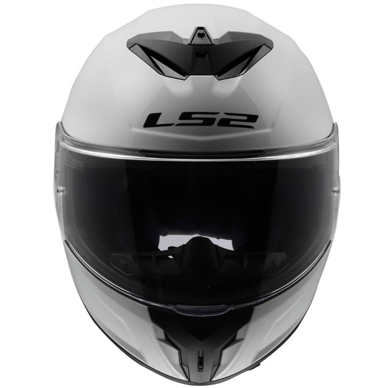 Pilna izmēra motocikla ķivere LS2 FF820 Rapid III Solid spīdīgi balta