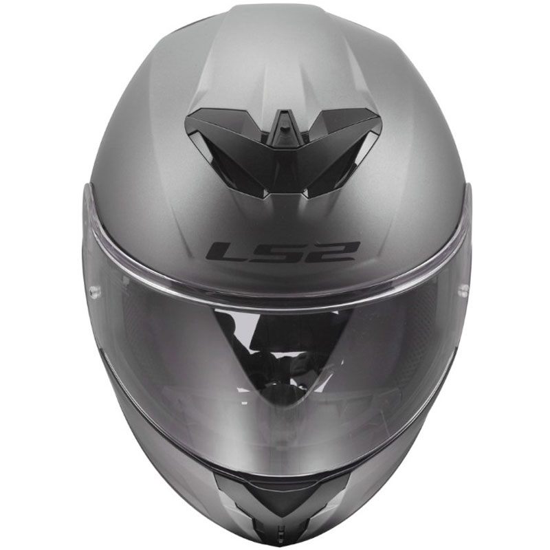LS2 FF820 Rapid III Solid slēgta motocikla ķivere matēta titāna krāsā