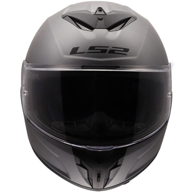 LS2 FF820 Rapid III Solid slēgta motocikla ķivere matēta titāna krāsā
