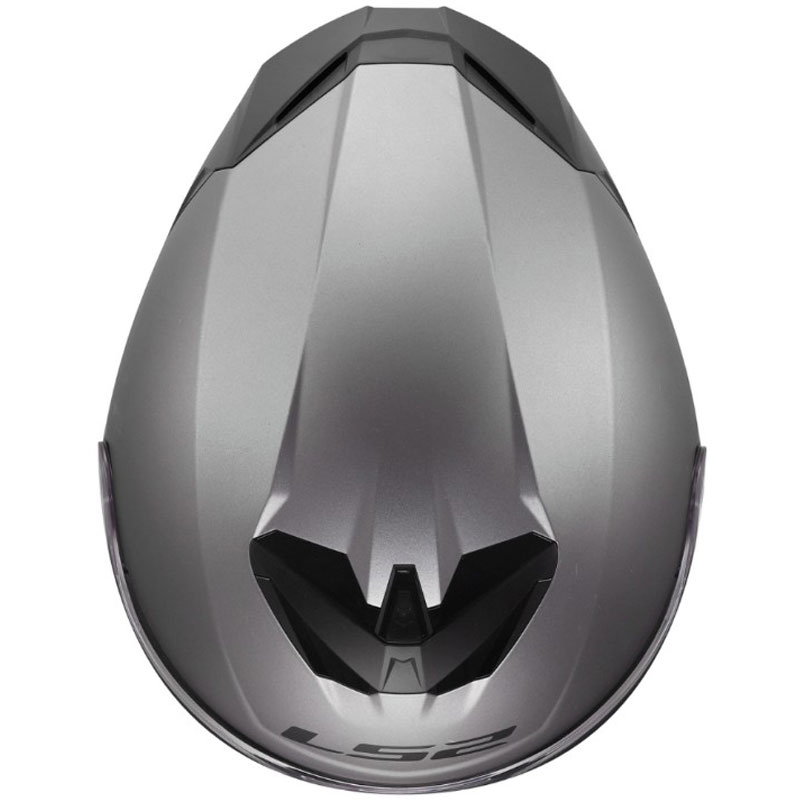 LS2 FF820 Rapid III Solid slēgta motocikla ķivere matēta titāna krāsā