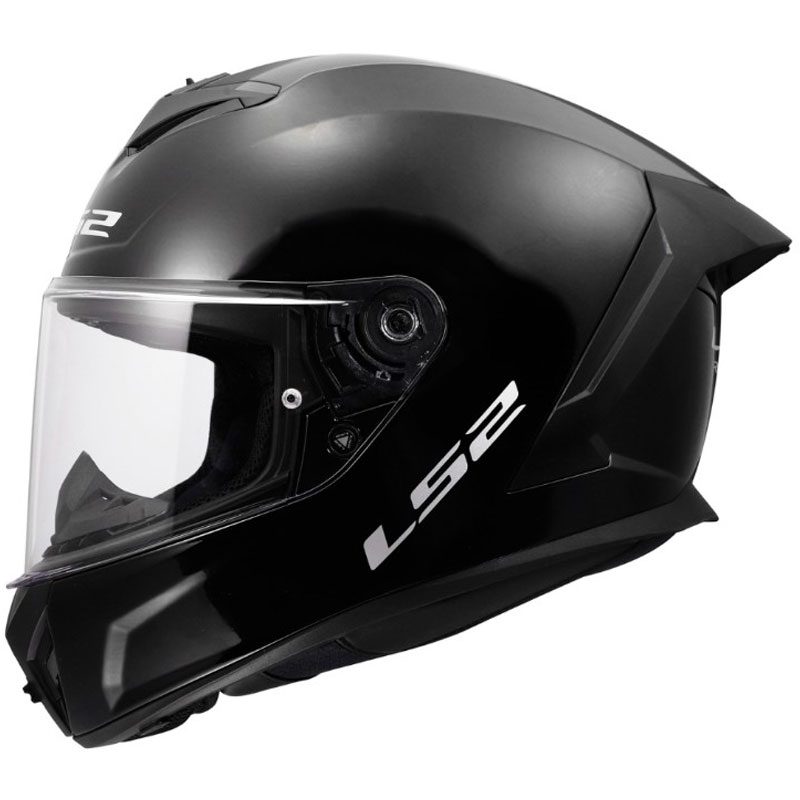 Pilna sejas motocikla ķivere LS2 FF820 Rapid III Solid spīdīgi melna