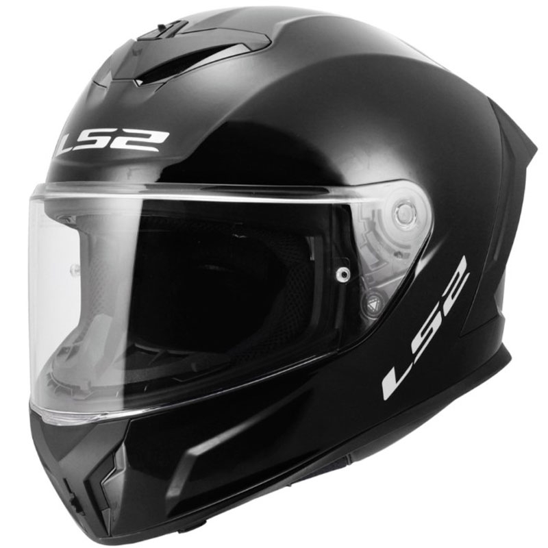 Pilna sejas motocikla ķivere LS2 FF820 Rapid III Solid spīdīgi melna