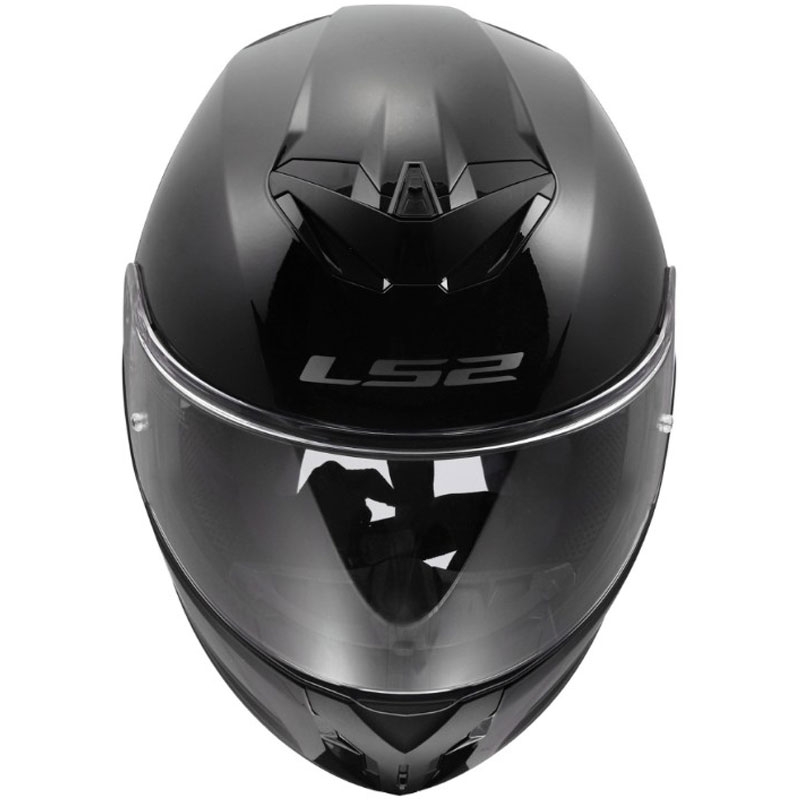 Pilna sejas motocikla ķivere LS2 FF820 Rapid III Solid spīdīgi melna