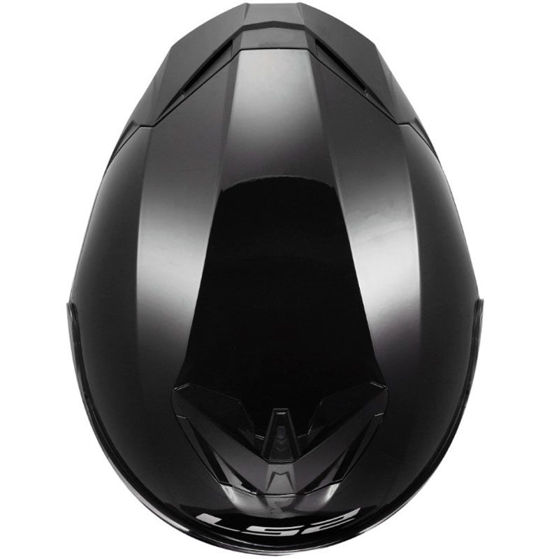 Pilna sejas motocikla ķivere LS2 FF820 Rapid III Solid spīdīgi melna