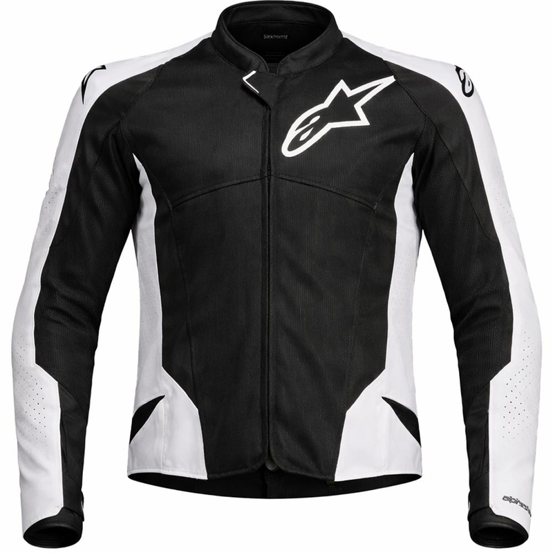 Alpinestars Viper Air V4 melnā un baltā motocikla jaka