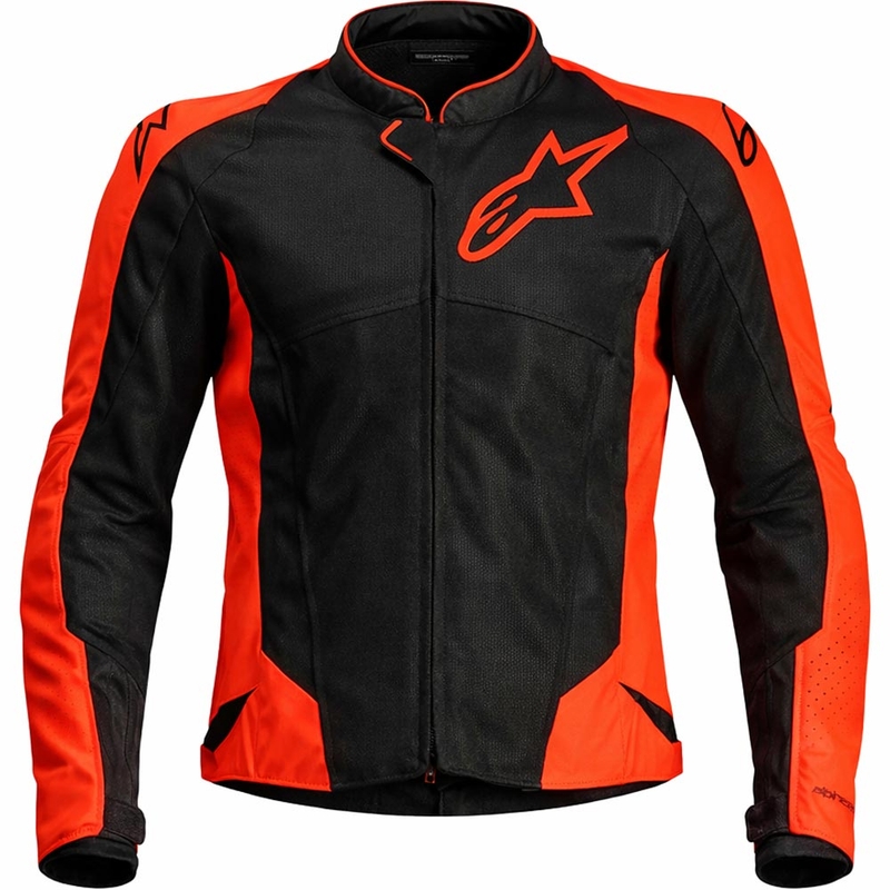 Alpinestars Viper Air V4 fluo sarkana/melna motocikla jaka