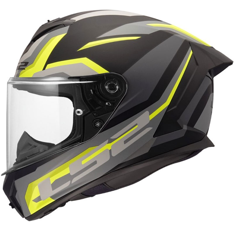 LS2 FF820 Rapid III Hyper slēgta motocikla ķivere matēti melna-dzeltena