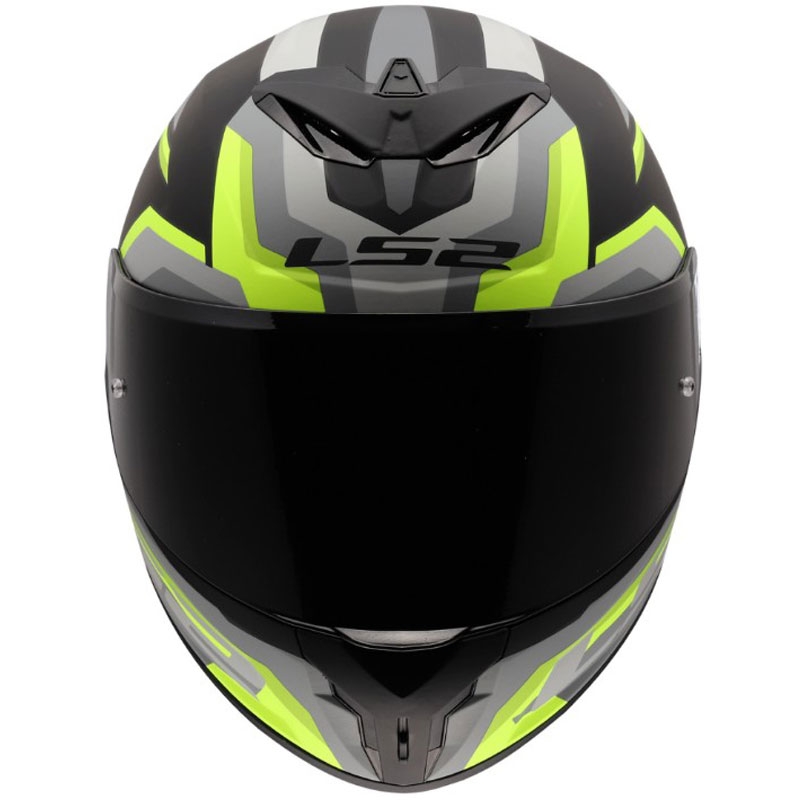 LS2 FF820 Rapid III Hyper slēgta motocikla ķivere matēti melna-dzeltena