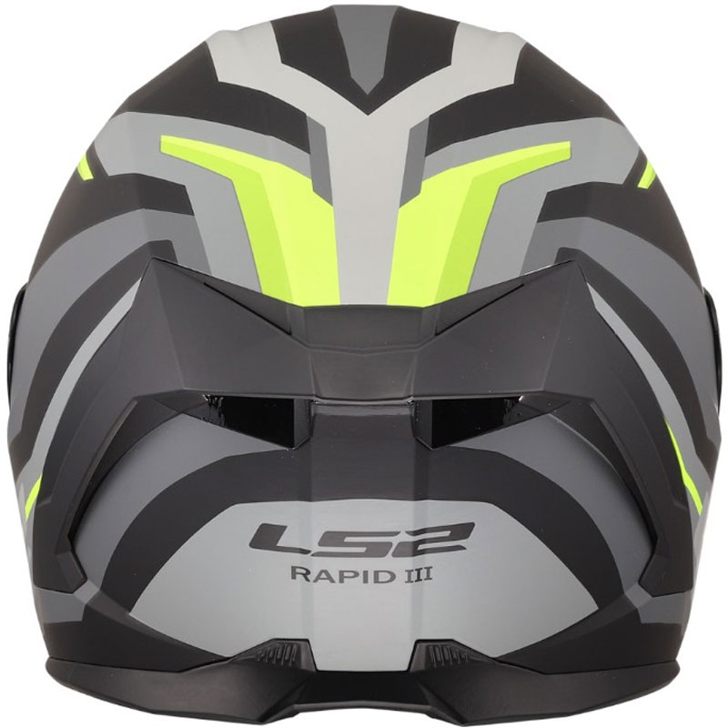 LS2 FF820 Rapid III Hyper slēgta motocikla ķivere matēti melna-dzeltena