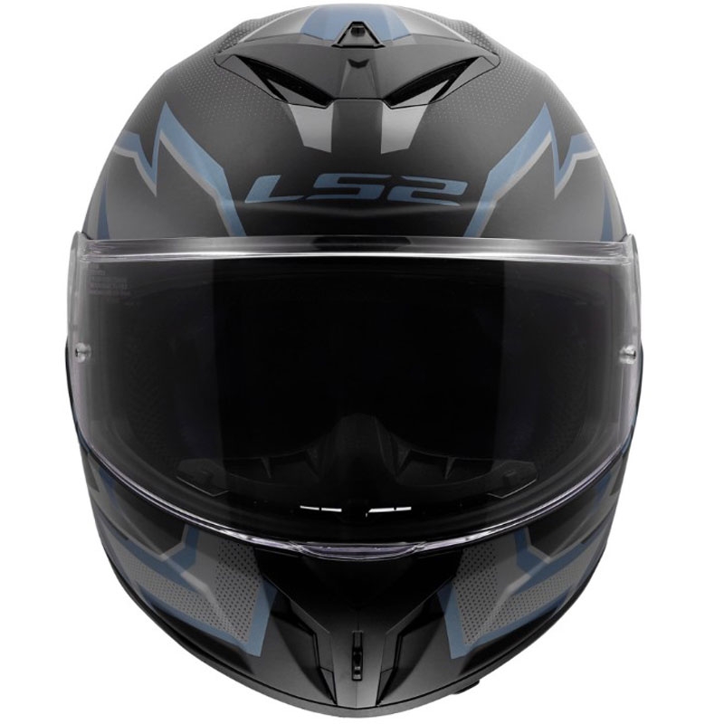 LS2 FF820 Rapid III Xtrem slēgta motocikla ķivere matēta melna-zila-petrolejzila
