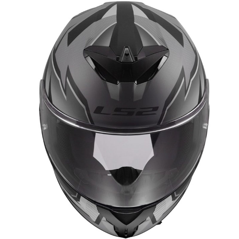 Pilna motocikla ķivere LS2 FF820 Rapid III Xtrem matēta melna-pelēka