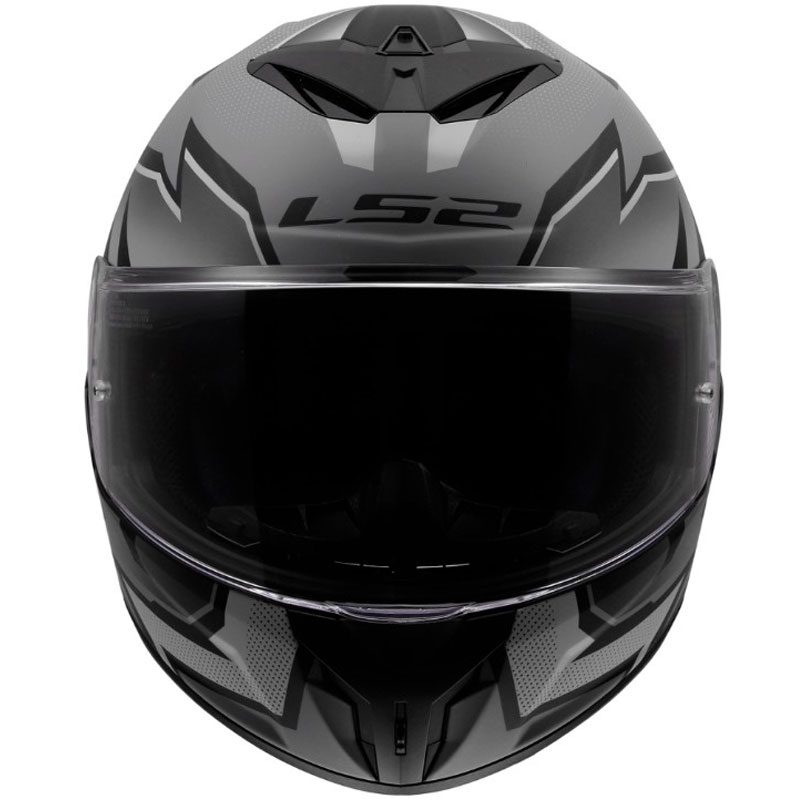 Pilna motocikla ķivere LS2 FF820 Rapid III Xtrem matēta melna-pelēka