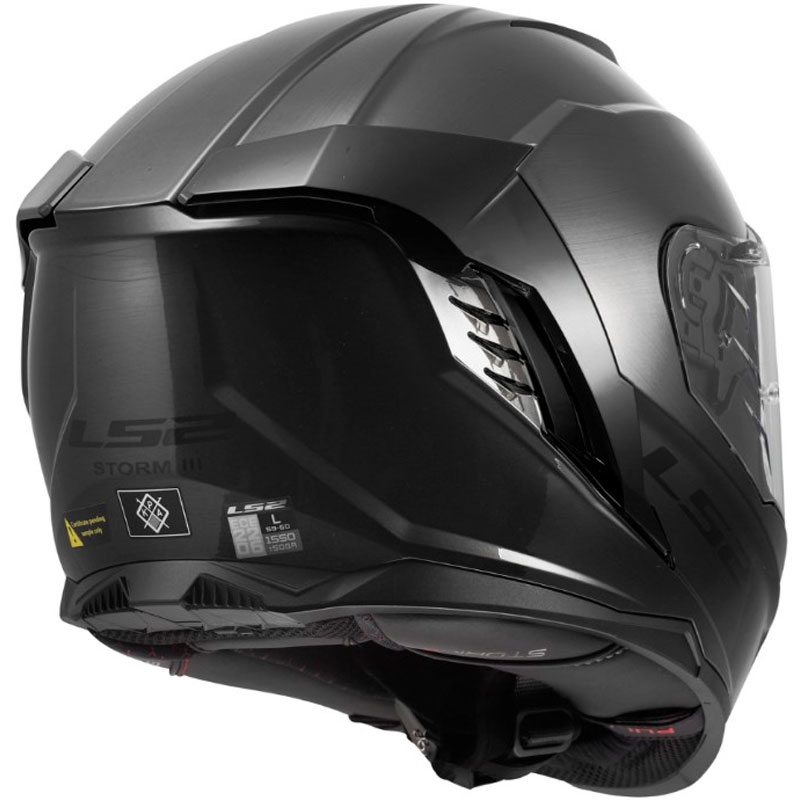 Pilna sejas motocikla ķivere LS2 FF818 Storm III Jeans titāna krāsā
