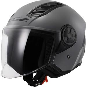 Atvērt Motociklu ķivere LS2 OF616 Airflow II Solid Nardo Grey